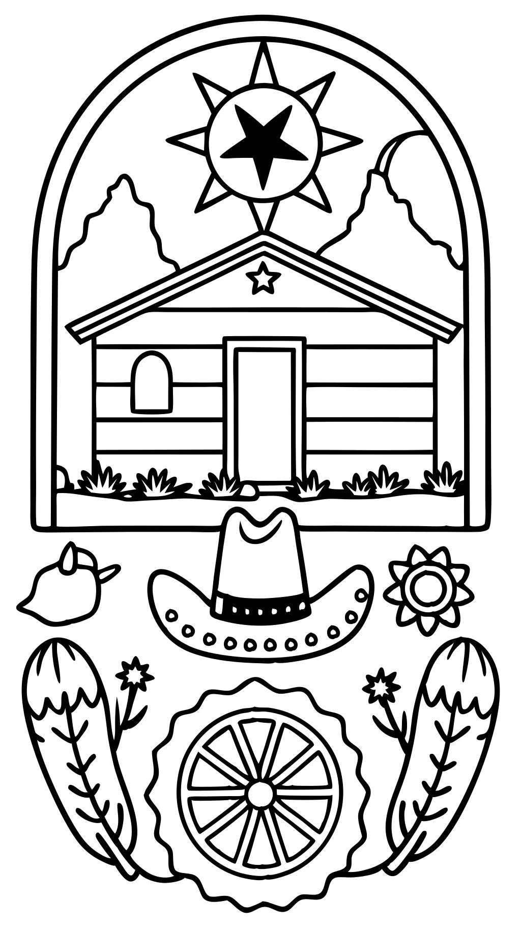 country western coloring pages for adults